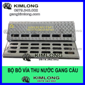 BỘ BÓ VỈA THU NƯỚC GANG CẦU