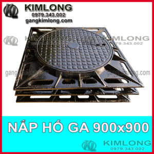 NẮP HỐ GA KHUNG VUÔNG ÂM - KÍCH THƯỚC 900x900x75 MM