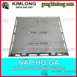 NẮP HỐ GA KHUNG VUÔNG NẮP VUÔNG - KÍCH THƯỚC 1200x1200x50 MM